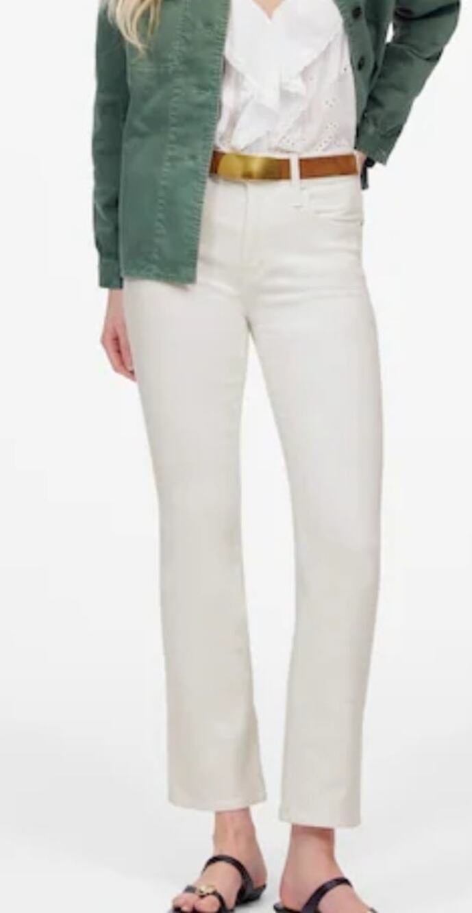Madewell Kick Out Crop Jeans Size 33 NWT